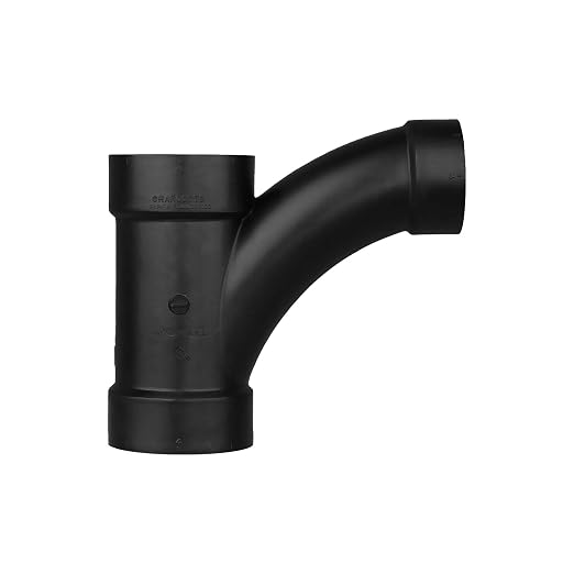 CHARLOTTE PIPE 4X4X3 DWV Comb WYE & 1/8 Bend ONE Piece DWV - Image 4