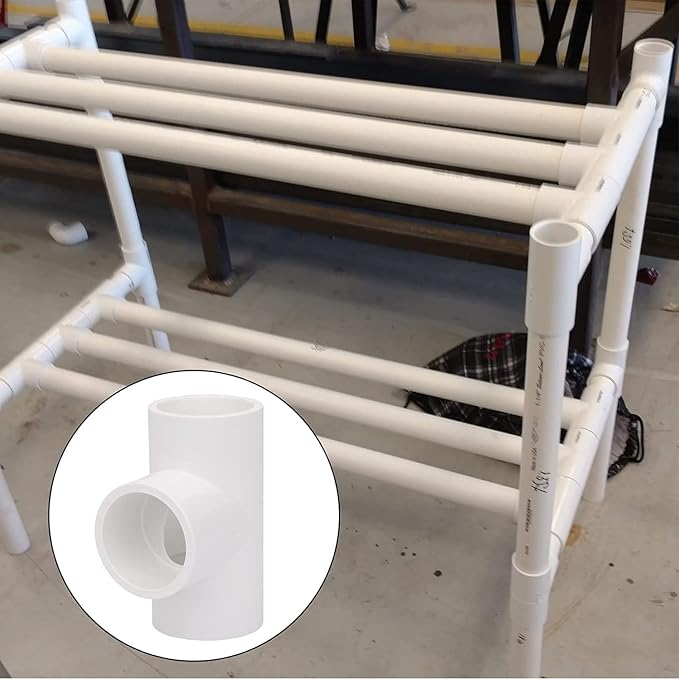 12 Pack 1" 3 Way PVC Pipe Fittings, Furniture Grade SCH40 PVC Elbow, S x S x - Image 7