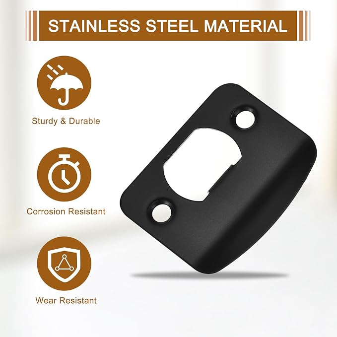 uxcell D-Type Door Strike Plate - Image 4