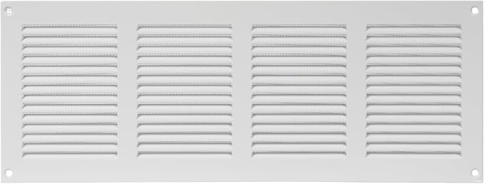16 x 6 Inch White Galvanized Steel Return Air Register Vent Cover, AC Vent Cover - Image 8
