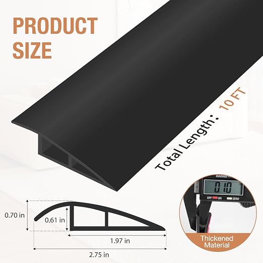 Floor Transition Strip Self Adhesive Vinyl Door Threshold Strip | Rubber - Image 5