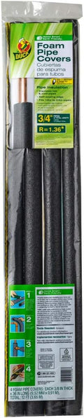 Duck Brand Insulating Foam Pipe Covers, 0.75-Inch by 3-Feet by DuckBrand