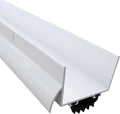 KC Hardware Aluminum U Shaped Door Bottom Sweep by KCHardware