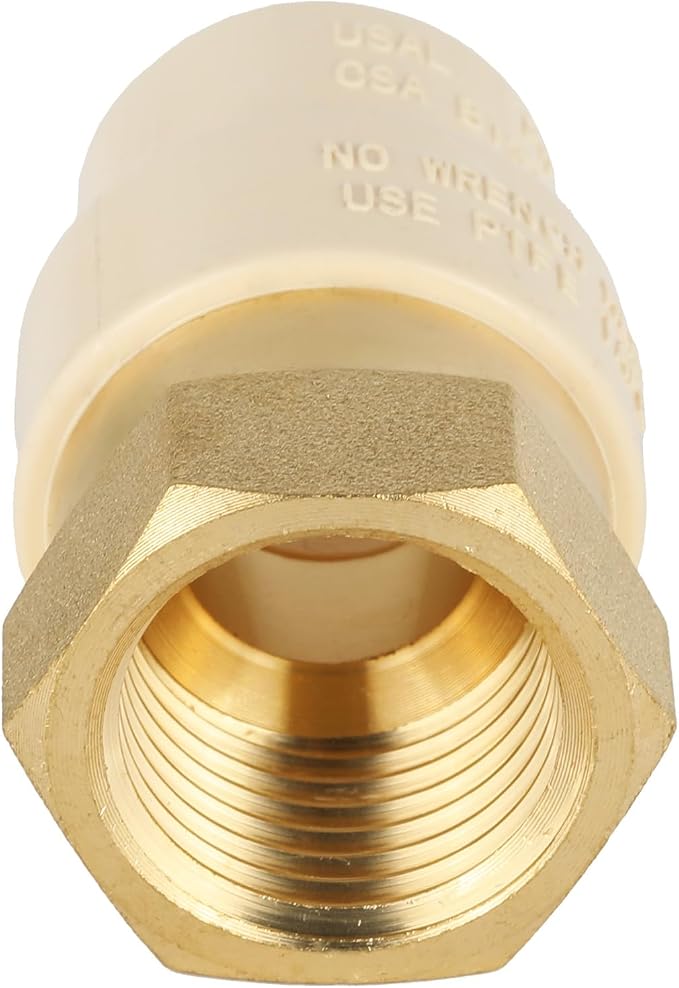 10 Pack EFIELD CPVC Female Transition Adapter, 1/2"Slip x 1/2" FNPT | Female by EFIELDPEXTUBING