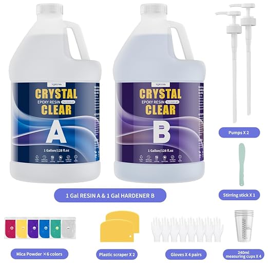 Epoxy Resin 2 Gallon, Crystal Clear Epoxy Resin Kit - Image 8