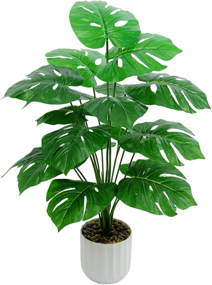 Freyalife 28“ Fake Plant Artificial Monstera by Unknown