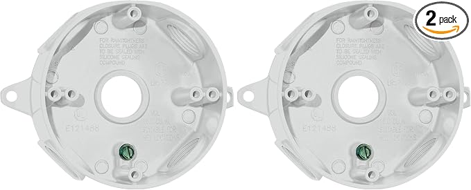 Sigma Engineered Solutions 143854 Round Metal Electrical Outlet Box, by SigmaEngineeredSolutions