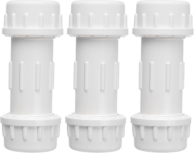 DONWARE 3-Pack 1/2-inch PVC Compression Coupling Cople de Compresión PVC | Pipe by Unknown