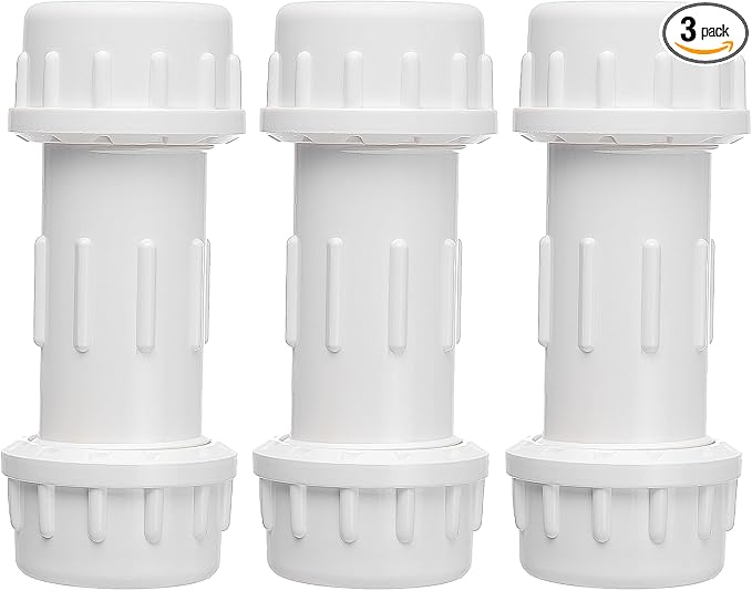DONWARE 1-inch PVC Compression Coupling, Pipe Fittings Adapter Connection by Unknown