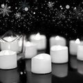 Homemory 24-Pack Flameless Tea Lights Candles Battery Operated, 200+ Hours | by Homemory