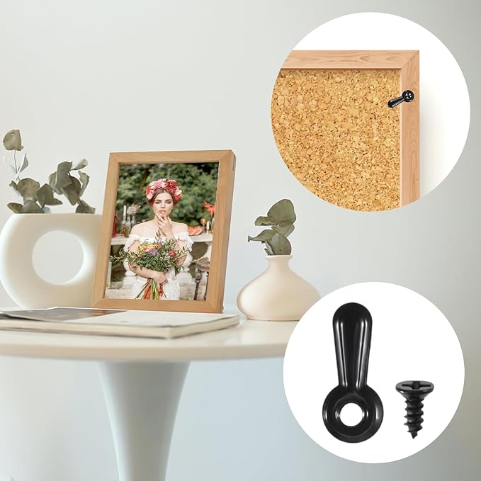 Picture Frame Hardware Kit, 100 Turn Button Fasteners, 100 Screws - Image 3