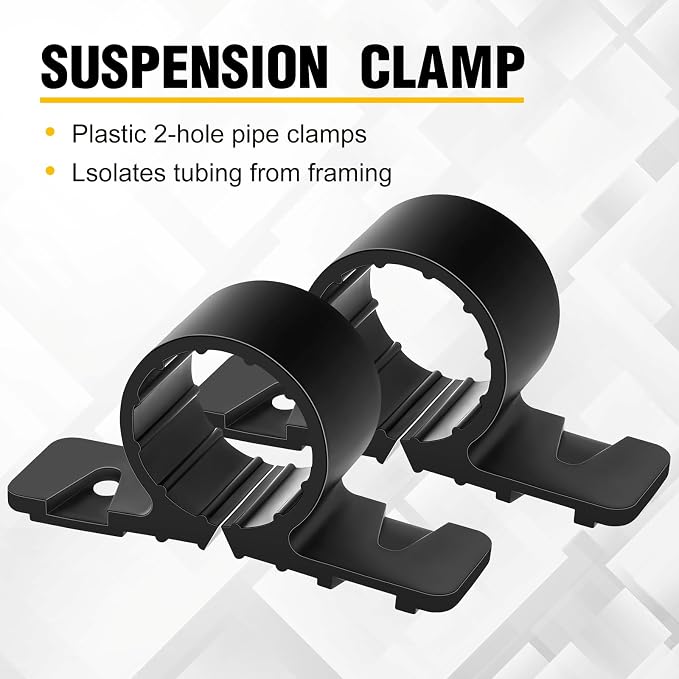 Briwooody 25 Pack 3/4 Inch Pipe Supports Suspension - Image 3