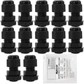 MAKERELE NPT 1/4” Cable Glands IP68 Waterproof Strain Relief Cord Connector | by MAKERELE
