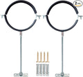 2 Sets Premium Adjustable Pipe Hanger Strap，Heavy Duty Galvanized Iron Stove by Unknown