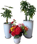 24, 11 Inch Large Plastic Planters by MinCHI257