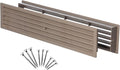 1 Set - Two Sided Door Vent Cover 17.7x3.6 inch - Beige/Oak Plastic Ventilation by Steinberg14