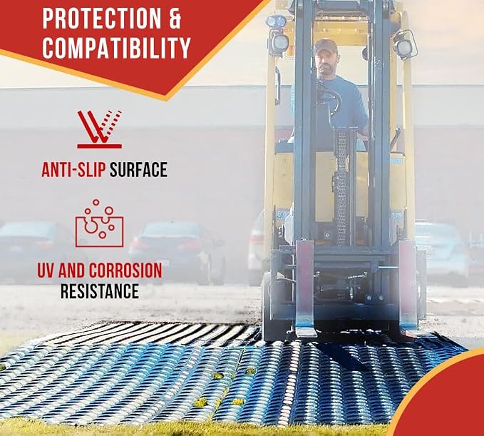 4 Pack 2' x 8' Ground Protection Mats - Image 7