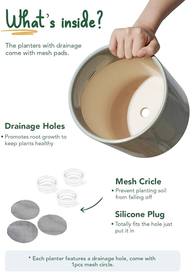 LE TAUCI 10+8+6 Inch Ceramic Pots - Image 5