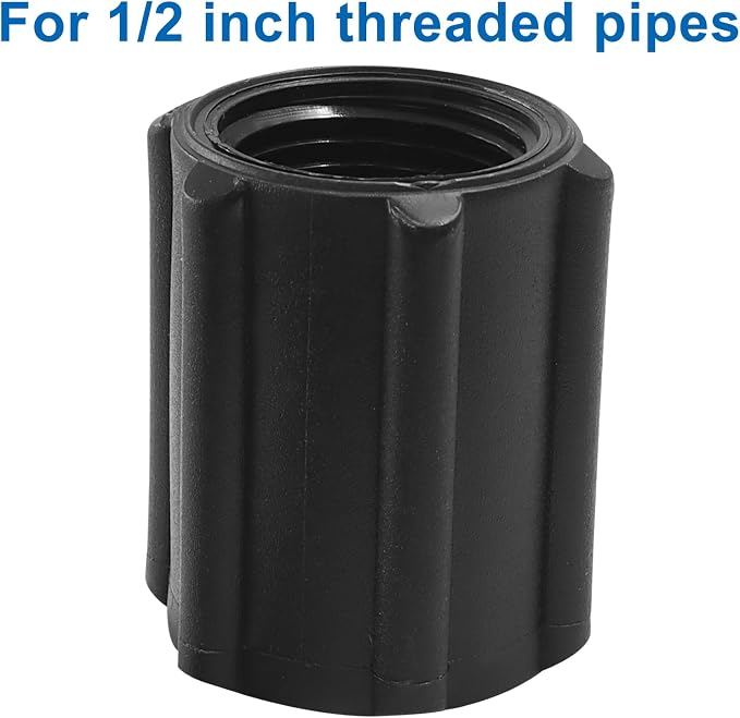 10 Pack 1/2 Inch Double Female Thread Joint PVC Coupling | Threaded NPT Coupling - Image 3