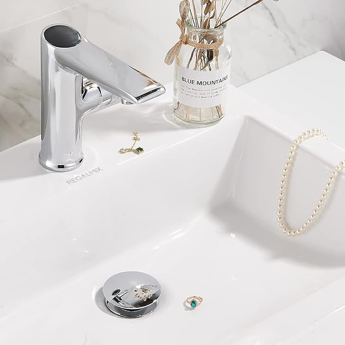 Bathroom Sink Drain, Vessel Sink Pop Up Drain - Image 7