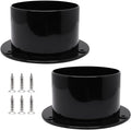 2pcs Duct Connector Flange, Plastic Duct Dust Fittings Dryer Vent Connector by BENLIUDH