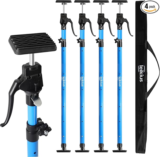 Cabinet Jacks for Installing Cabinets, Heavy Duty Third Hand Support Pole by Leikius