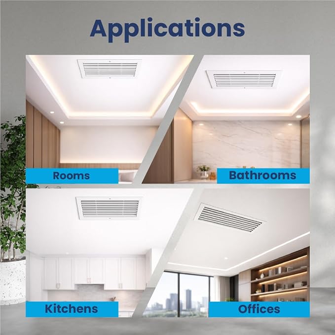 36x12 Aluminum Wall Ceiling Air Return Vent Cover HVAC Rustproof Grille - Image 7
