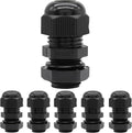 6Pcs 3/8" NPT Cable Glands, Waterproof, Adjustable Power Strain Relief Cord by Seimneire