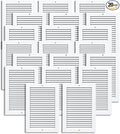 4x10 Air Return Vent Cover, Solid Steel White, 20 Pack by SierraGrates