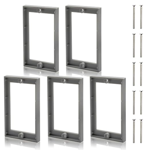 HXH Single Gang Receptacle Outlet Box Extender, 1/4 Inch, 5 Pack | by HUIXHAO