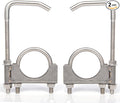 Stainless Steel 2.5" 2-1/2 Inch Exhaust Clamps by eLifecenter