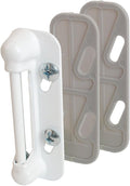 Prime-Line K 5117 Aluminum Painted White, Spring-Loaded Screen Door Strike Plate by Prime-Line