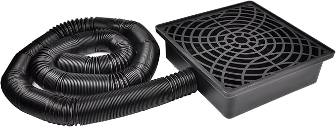 Prestantious Low Profile Catch Basin Drain Kit Gutter Downspout Extender | by Prestantious