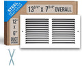 Fits 12x6 Duct Opening | Steel Return Air Grille by Handua | Vent Cover Grill by Handua