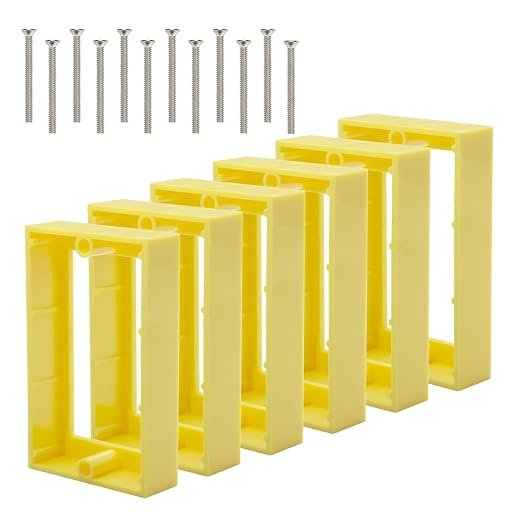 3/4Inch Single Gang Receptacle Outlet Box Extenders by XGGYA