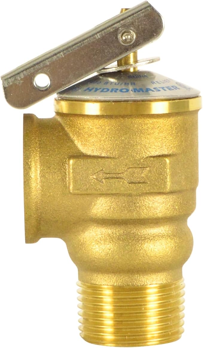 Safety Relief Valve With 3/4 Inch Thread 150 PSI ASME Hot Water - Image 2