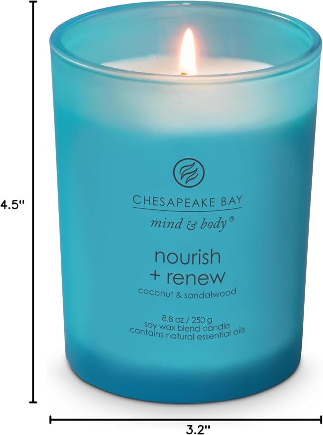 Chesapeake Bay Candle Mind & Body Medium Jar Candle Nourish + Renew - Image 5