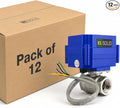 U.S. Solid 1/4 in Motorized Ball Valve, NSF Certified 304 Stainless Steel by USSolid