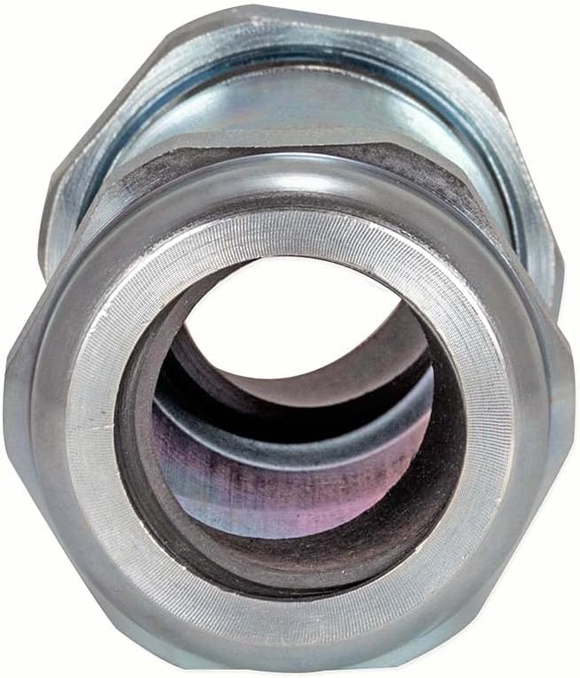 Eastman 4-3/8 Inch Long Pattern Compression Coupling, 1 Inch IPS, Galvanized - Image 3