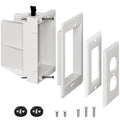 DVFR1W-1 Recessed Outlet Box, Recessed Electrical Box by VinylSidingMountingBlock