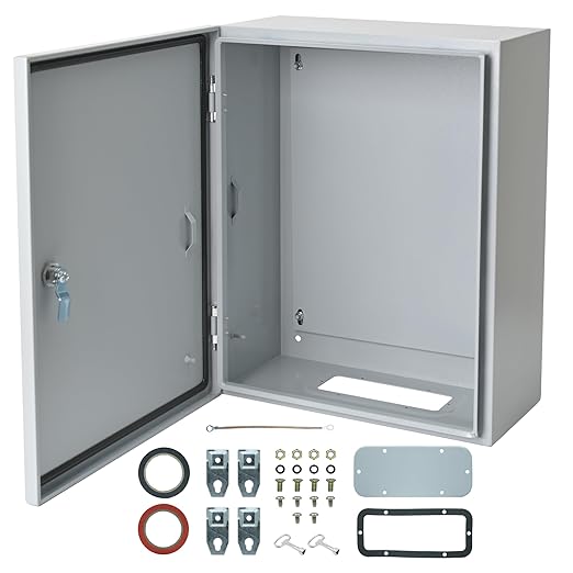 Waterproof Electrical Enclosure 24 x 24 x 12 inches, Outdoor Electrical Box by Unknown