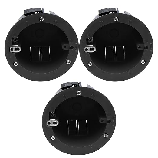 4 Inch 18 Cu. in. Round Electrical Junction Box, fire rated by TOMSHIELE