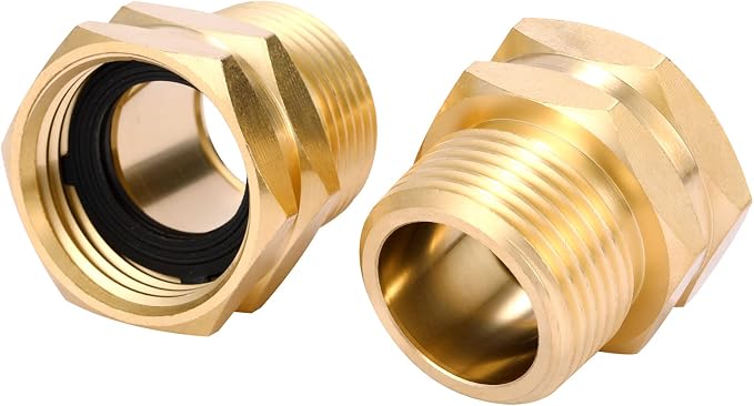 Garden Hose Adapter, 3/4" GHT Female x 3/4" NPT Male Connector | GHT to NPT - Image 5