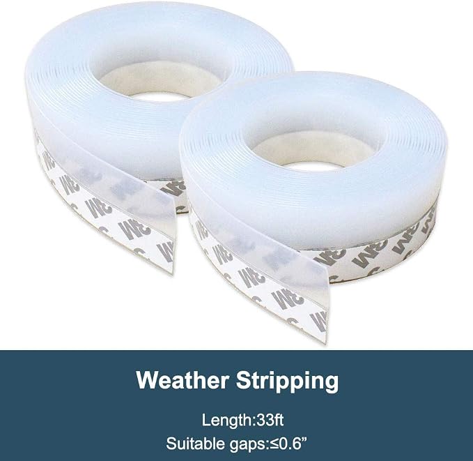 33FT Silicone Seal Strip, Weather Stripping - Image 5