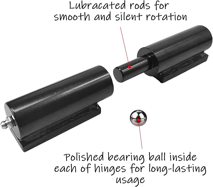 HLMOptimo Heavy Duty Weld-on Barrel Hinges - Image 3