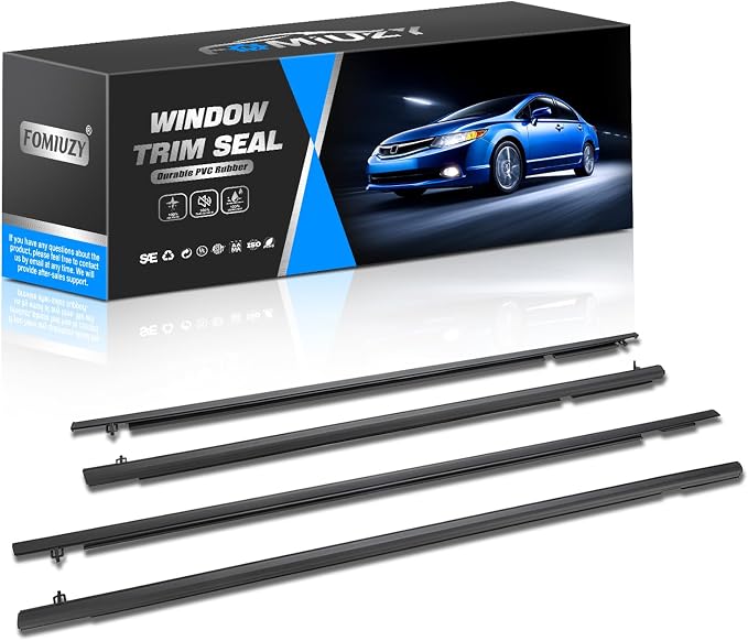 Door Window Trim Seal Weather Stripping Moulding Belt Sweep Felt Fit Honda by FOMIUZY