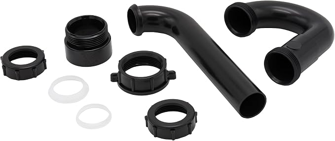 50 Pack 1-1/4 Inch P-Trap Kit, Polypropylene Tubular - Image 4