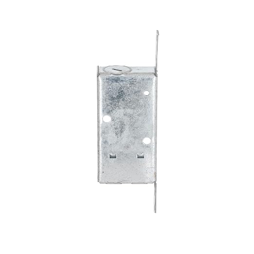 3-3/4 in. x 2 in. Switch Box, Nongangable, 1 in. Deep, One 1/2 in. KO & NMSC - Image 4