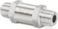 ChillWaves 304 Stainless Steel In-Line Split Check Valve 1/8" NPT Male Thread by VisittheCHILLWAVES