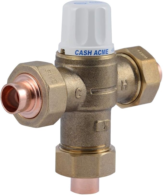 Cash Acme 1/2 Inch HG160 Thermostatic Mixing Valve by CashAcme